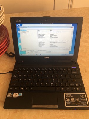 Asus Eee Pc X101ch Netbook 280gb Hdd Intel Atom 1gb Ram Works Great Windows 7 Ebay