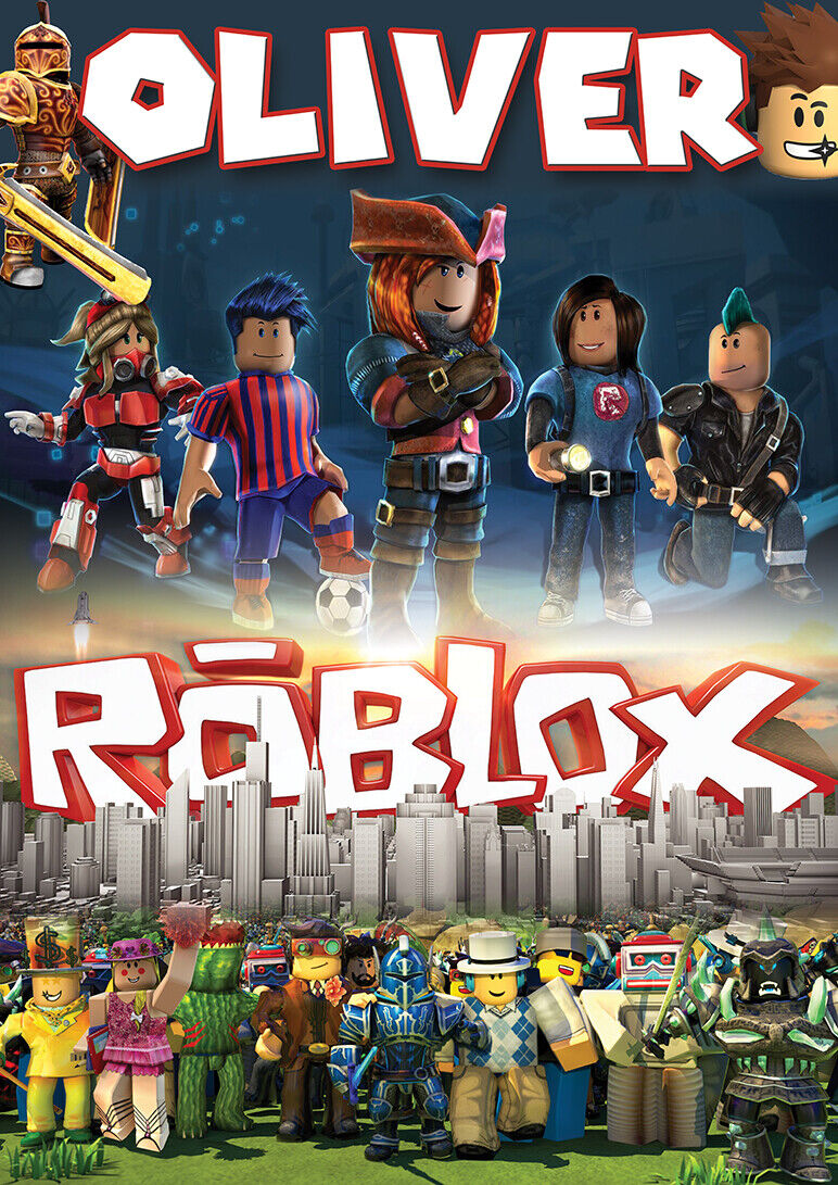 ROBLOX ONLINE GAME POSTER A4 PRINT