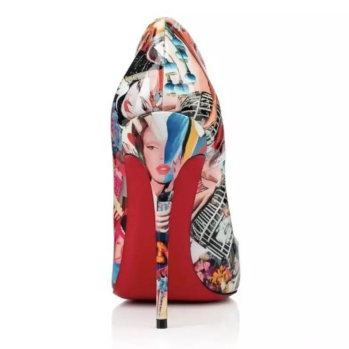 New Christian Louboutin So Kate 120 Patent OH Xtian Multi Heel