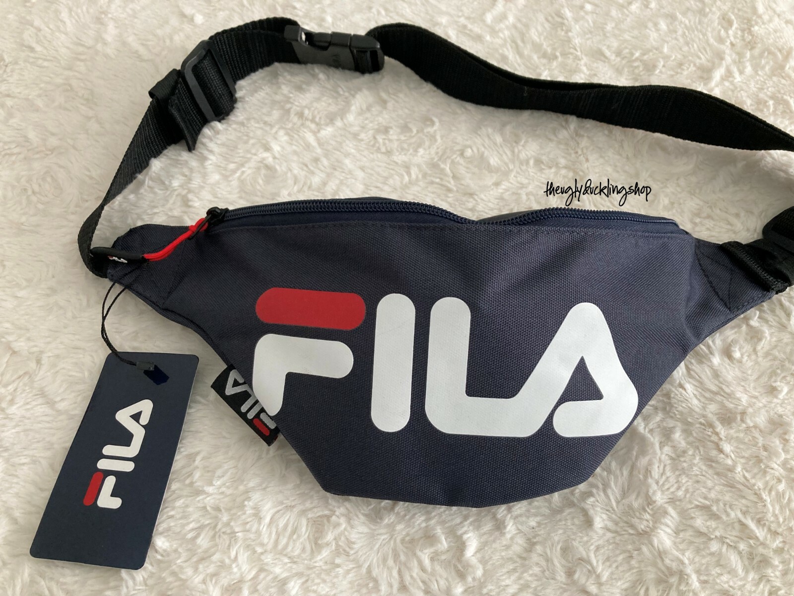 Riñonera azul marino original FILA fanny pack nueva con etiqueta