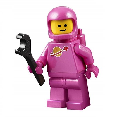 pink lego spaceman