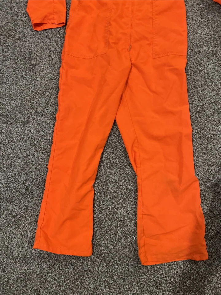 Vintage American Field Orange Hunting Coverall Sportswear Weathershield Made USA - Image 3 of 4