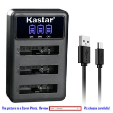 Kastar Battery Triple Charger for Canon NB-6L 6LH CB2LY Canon PowerShot SX270 HS