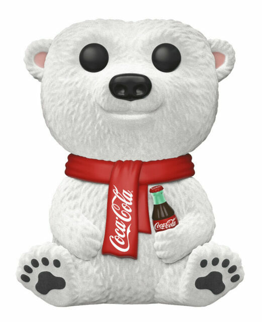 Funko Pop! Ad Icons - Coca-Cola Polar Bear (Flocked) Vinyl Figure (Funko Shop...