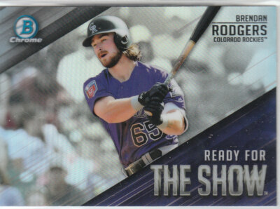 2019 Bowman Chrome Ready For The Show - Brendan Rodgers (RFTS-16) Rockies