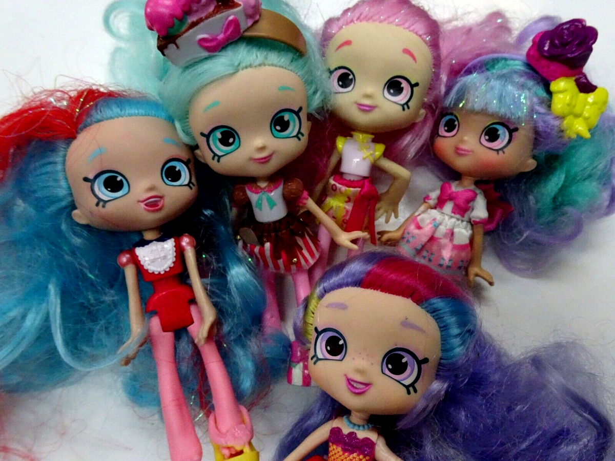 Shopkins Shoppies Colorful Dolls w/Original Outfits-Moose Company