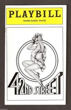Jerry Orbach "42ND STREET" Tammy Grimes / Gower Champion 1981 Playbill / Ticket