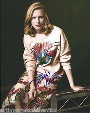SEXY ACTRESS BRIT MARLING HAND SIGNED AUTHENTIC 8X10 PHOTO w/COA POSTHUMOUS