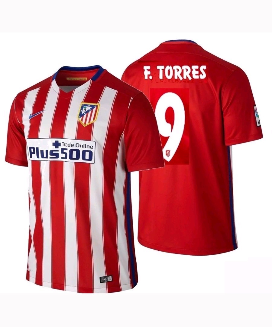 RARE NWT NIKE ATLETICO MADRID HOME SOCCER JERSEY #9 Fernando