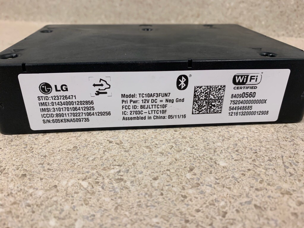 2017 Chevy Camaro SS Navigation Communication Control Module OEM 