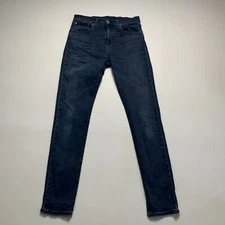 LEVI'S 512 Jeans Mens (30 Inch Waist) (33 Inch Leg) Slim Fit Blue Skinny