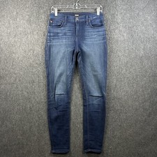 Hudson Natalie Super Skinny Jeans Women  s 26 Blue Dark Wash Ankle Stretch