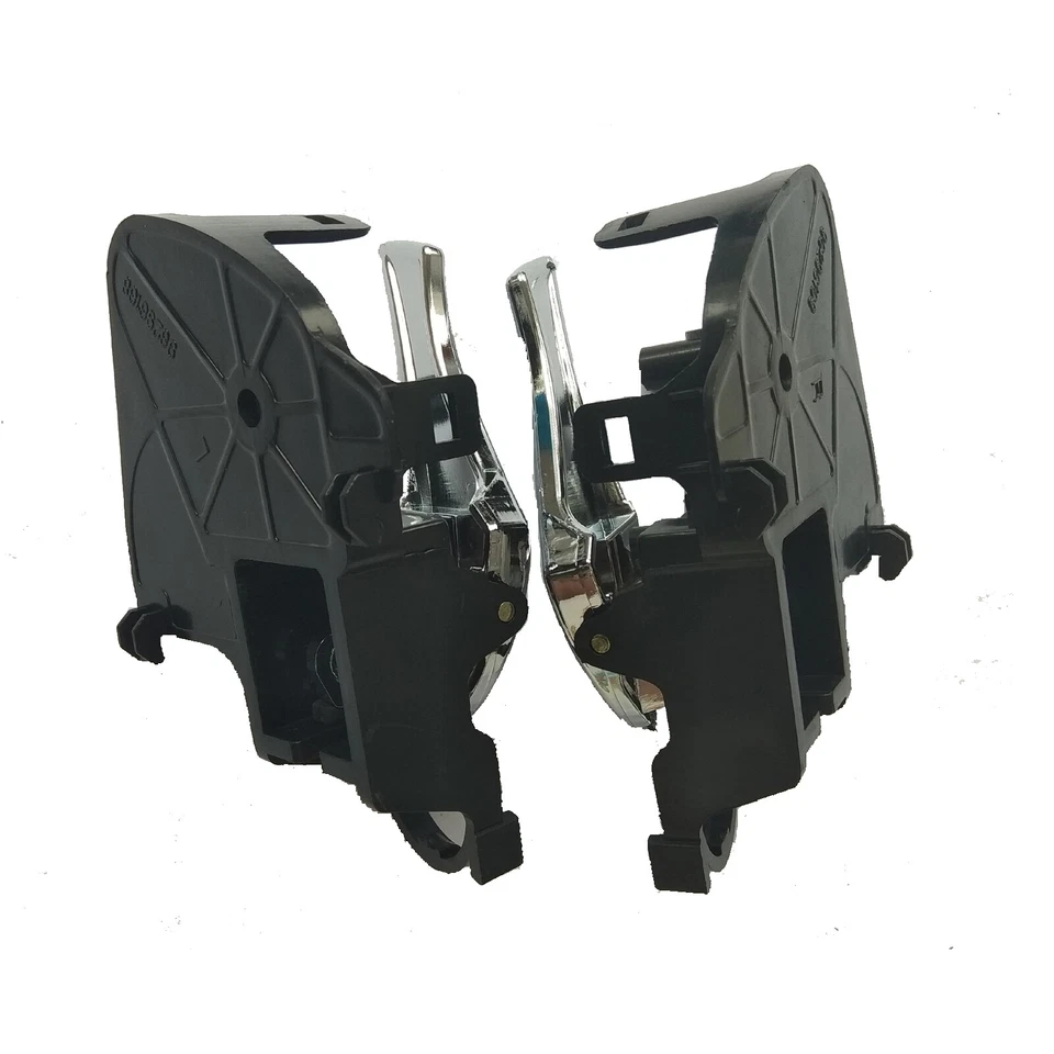 For 98-02 Daewoo Nubira Chrome Inside Front Left Right Door Handle Chrome 2Pcs - Изображение 3 из 4