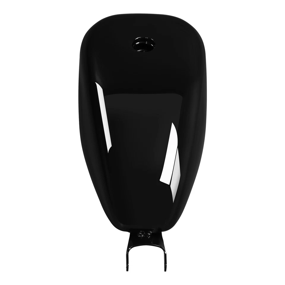 Vivid Black 3.7gal. Gas Fuel Tank Fit For Harley Sportster 883 XL 1200 2004-2006 - Image 3 of 4