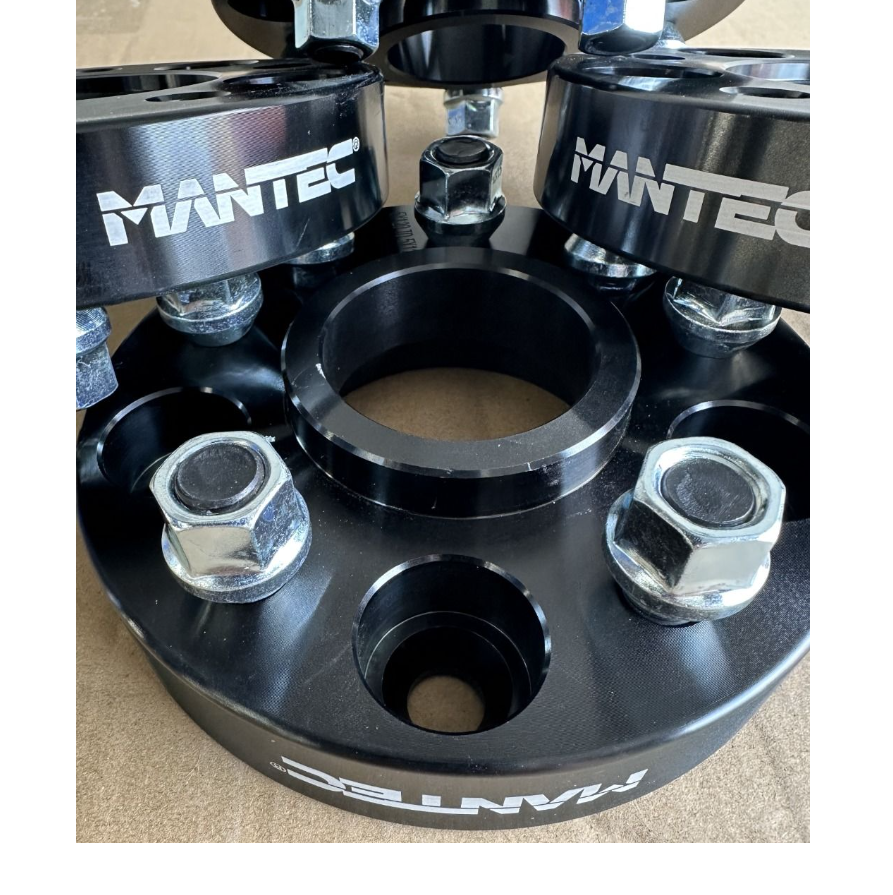 LR303B MANTEC BRANDED 30MM BLACK ALLOY WHEEL SPACERS RANGE ROVER SPORT