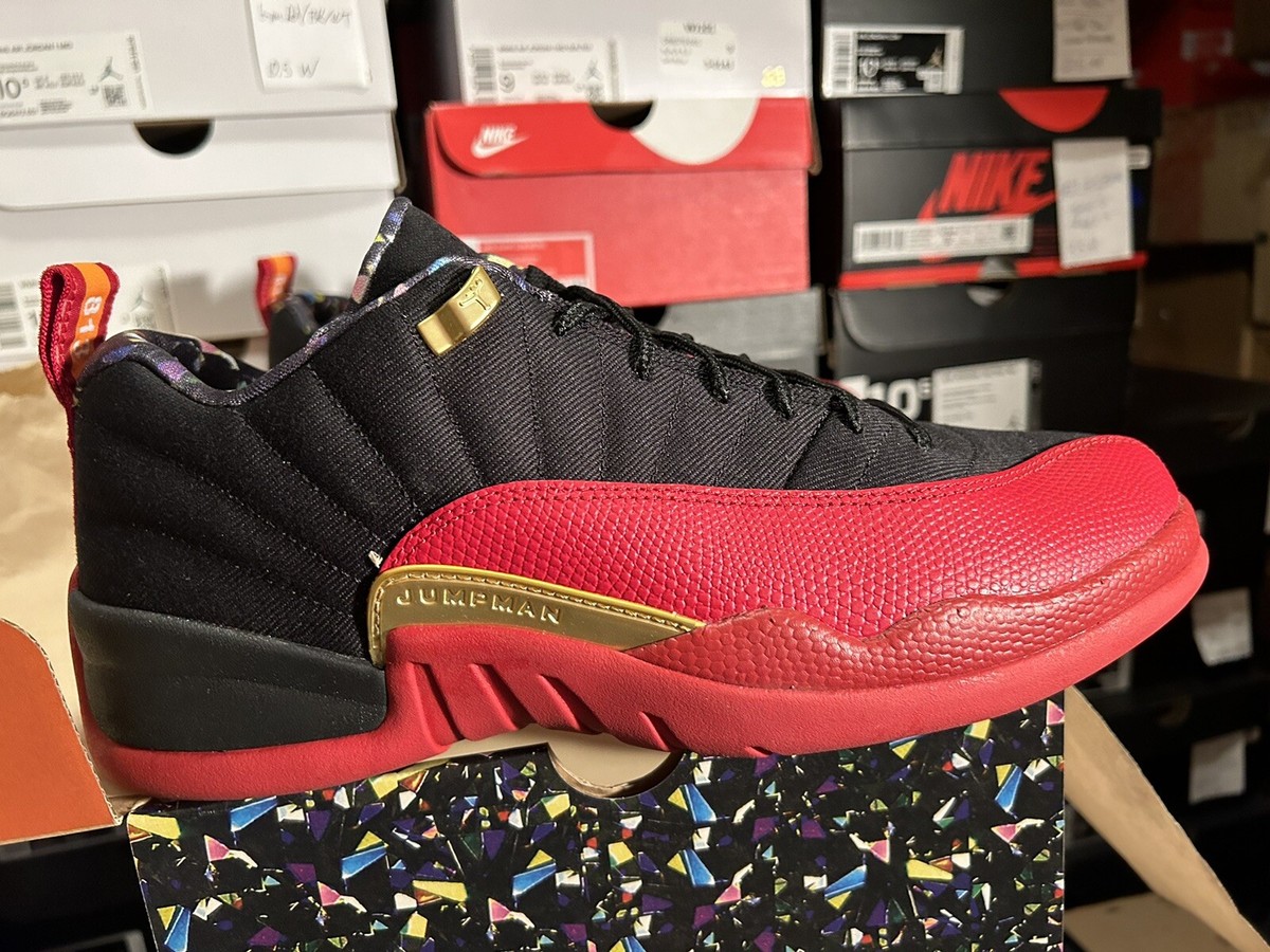 10.5 Men Jordan 12 Low SE 'Super Bowl' Leather Canvas