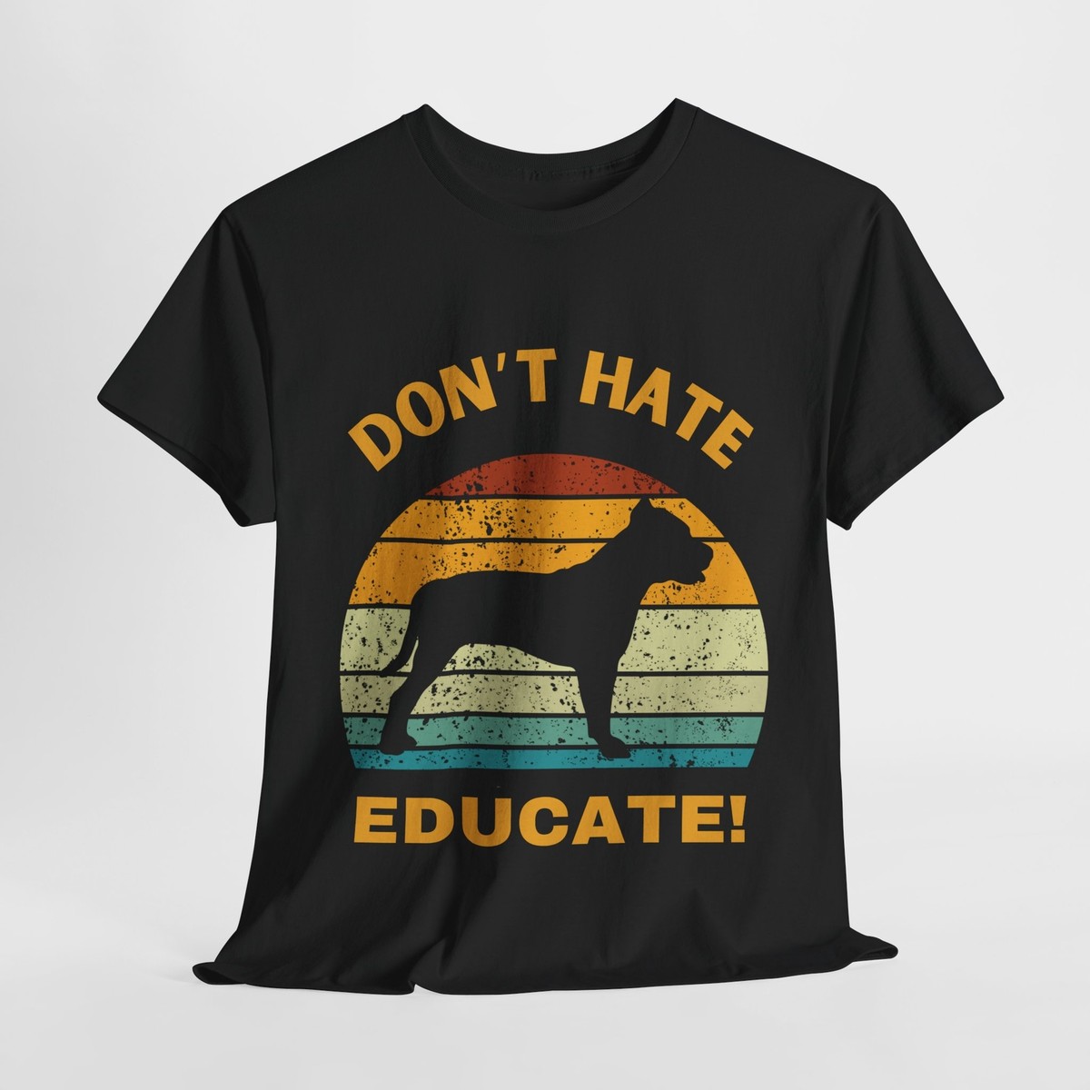 Pitbull Lover Tee, Education Dog Shirt, Unisex Gift, Animal Rescue Top, Dog  Mom