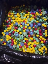 HUGE Lot Modern Mixed Glass Marbles 30LB