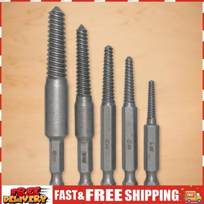 5/6 Pcs Hexagonal Handle Broken Head Screw Extractor for Stripped Screws Nuts SN