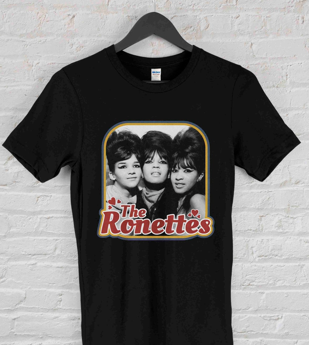 Ronettes Vintage T-Shirt - Phil Spector Girl Group Retro Unisex Tee