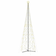 Weihnachtsbaum-Kegel Warmwei&szlig; 3000 Leds 230X800 Cm
