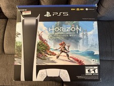 Sony PS5 Digital Edition Console Horizon Forb...