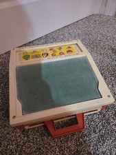 Vintage 1972 Fisher Price School Days Desk with Letters 176