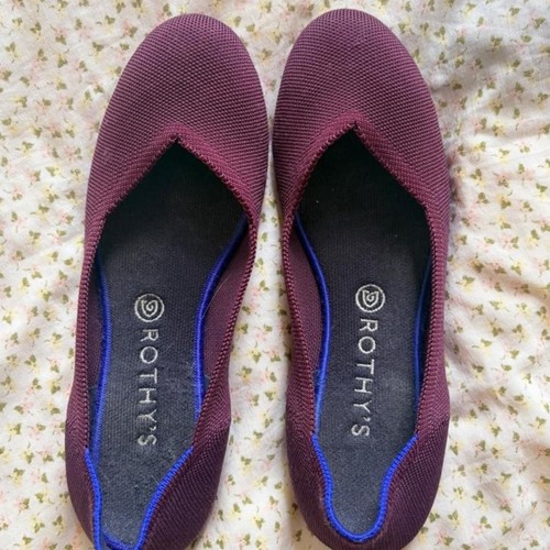 Rothy-s Women's Purple and Burgundy Ballet-shoes
