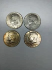 Silver 40% Percent Silver Kennedy Half Dollars 1965-1968 Lot of 4 Free Shipping.