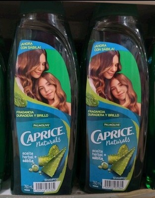 2X PALMOLIVE CAPRICE NATURALS SHAMPOO ( ACEITE HERBAL Y SABILA ) 2 OF 760ml EA.