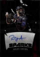 2022 Panini Select #SS-RA Riley Adams Sparks Signatures #/199