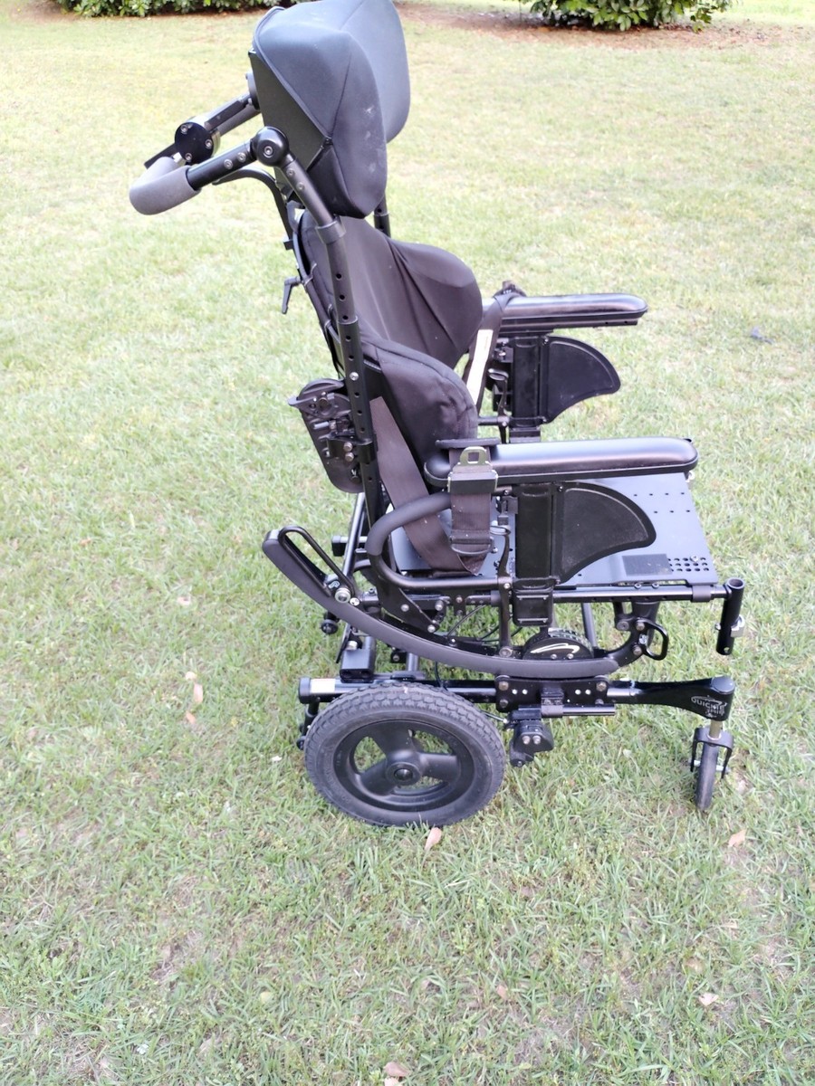 Quickie Iris Tilt-In-Space Manual Transport Rehab Wheelchair Iris