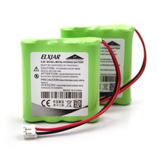  2-Pack 4.8V 800mAh Ni-MH Battery for Standard Horizon HX100 FNB-125 Battery