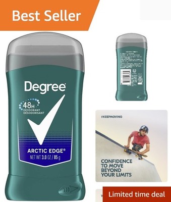 Arctic Edge Men's Fresh Deodorant Stick, 3 oz - Stain-Free All Day Protection