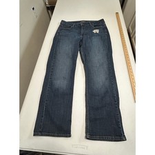 Riders by Lee Womens Bootcut Jeans Dark Wash Denim Mid Rise Size 16 Petite