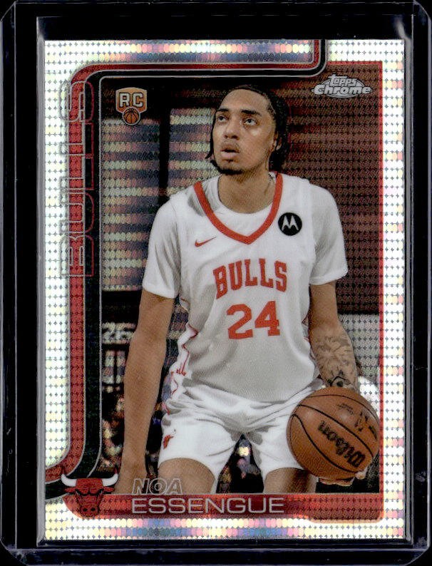 2025-26 Topps Chrome #262 Noa Essengue Pulsar Refractor