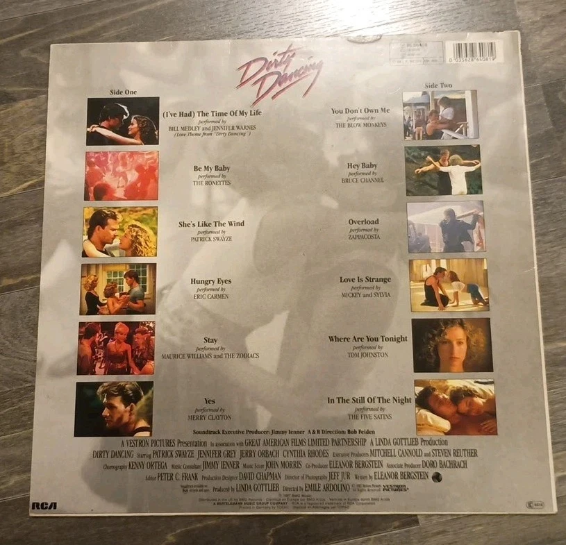 Dirty Dancing - Patrick Swayze, Jennifer Grey - Soundtrack 1987  - LP Vinyl - Bild 3 von 4