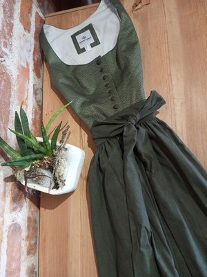 Hammerschmid Dirndl Koflersee grün Midi 70 cm Damen Gr. 36