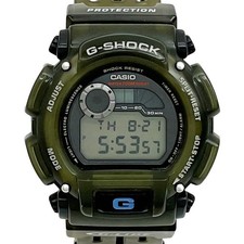 CASIO G-SHOCK G-LIDE DW-9000 Men's Wrist Watch Digital Rubber Khaki Used no Box