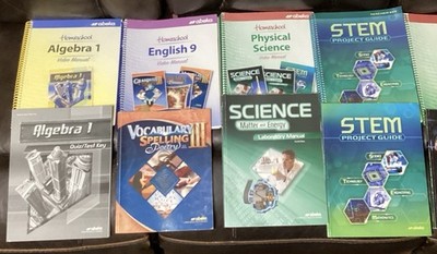 Abeka 9th Grade Lesson Plans, Quizzes/Test Keys, Student Textbook, Etc