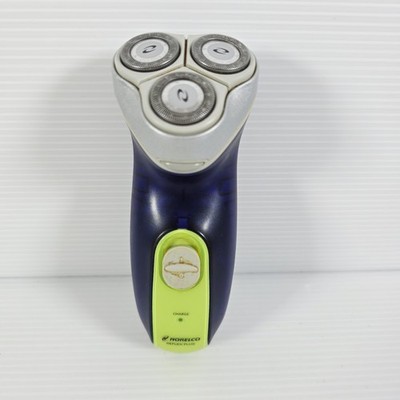 Norelco Reflex Plus 6 6614X Green Blue Vintage - Untested 