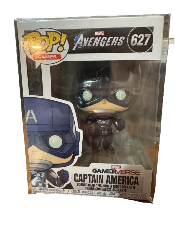 Funko Pop! Vinyl: Marvel “Avengers”Captain America#627 GAMERVERSE POP Protecter