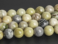 Genuine Natural Light Green Butter Jade Beads AA Round Loose Beads 4/6/8/10MM
