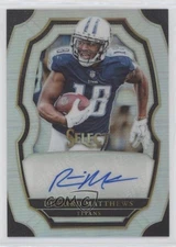 2017 Panini Select Signatures Silver Prizm /199 Rishard Matthews #SP-RM Auto