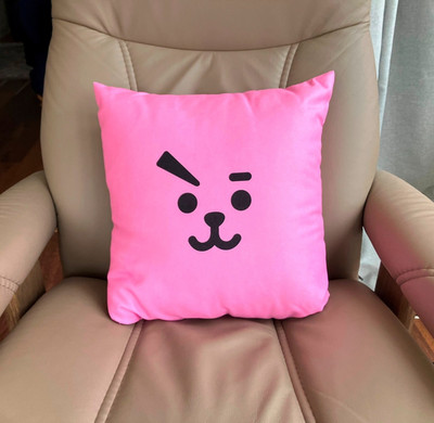 Emoji Cooky Pink BTS Charakter Kissen Deko Home Kissen BT21