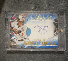 Topps Inception Dawn of Greatness Autograph Manny Machado #IDG-MM Blue /5