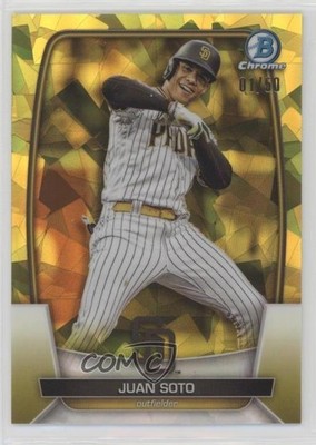 2023 Bowman Chrome Sapphire Yellow 1/50 Juan Soto #96 1j30
