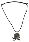 WW1 Skull Bones WWI Pendant for Necklace WW2 wwII Gothic Cosplay Skeleton Biker