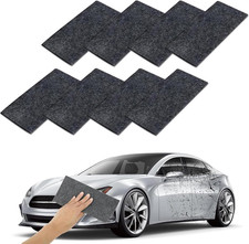 8 Stück Nano Kratzerentferner Tücher, Mikrofaser Poliertuch, Nano-Kratzerentfern