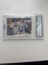 Miguel Cabrera Signed 2014 Topps US-300 Card Tigers Autographed PSA/DNA